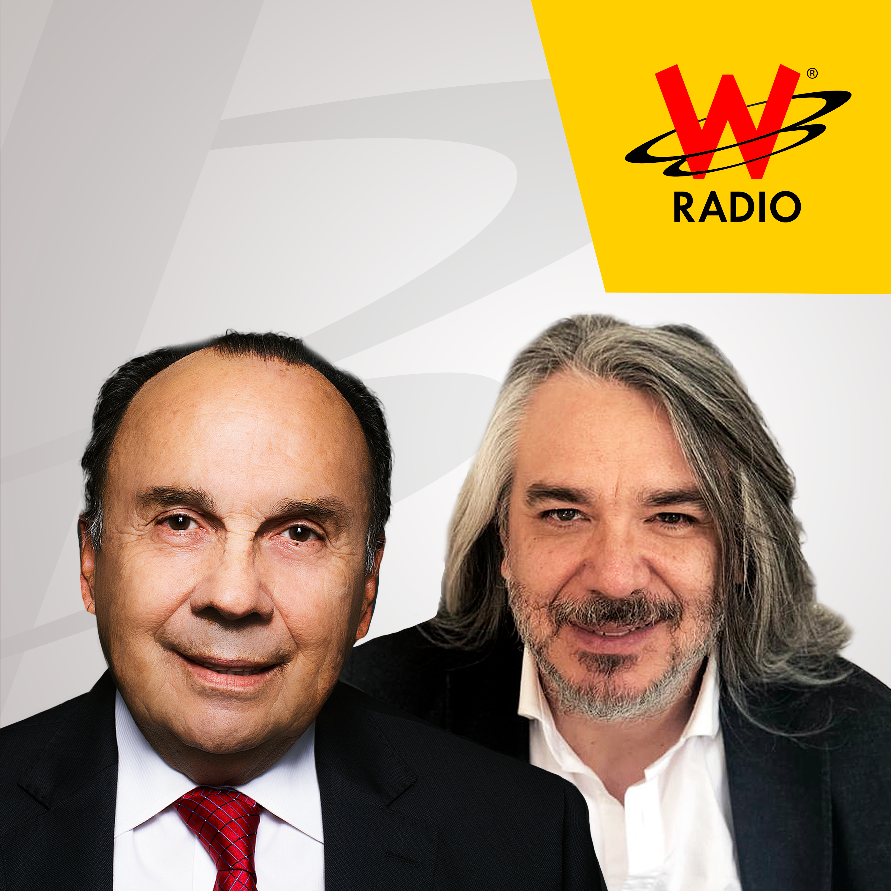 Imagen de Peláez y De Francisco en La W, fútbol y algo más